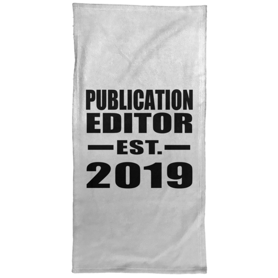 Publication Editor Established EST. 2019 - Hand Towel
