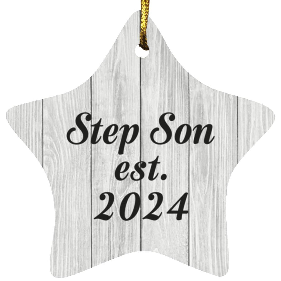 Step Son Established Est. 2024 - Star Ornament F
