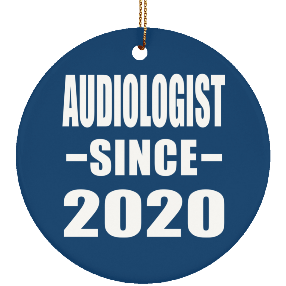 Audiologist Since 2020 - Circle Ornament