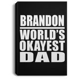 Brandon World's Okayest Dad - Canvas Portrait