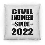 Civil Engineer Since 2022 - Throw Pillow