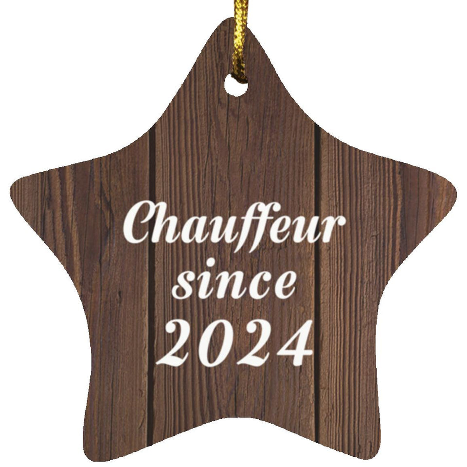 Chauffeur Since 2024 - Star Ornament D