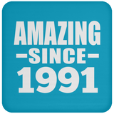 33rd Birthday Amazing Since 1991 - Drink Coaster