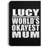 Lucy World's Okayest Mum - Canvas Portrait