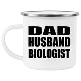Dad Husband Biologist - 12oz Camping Mug