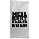 Neil Best Dad Ever - Hand Towel