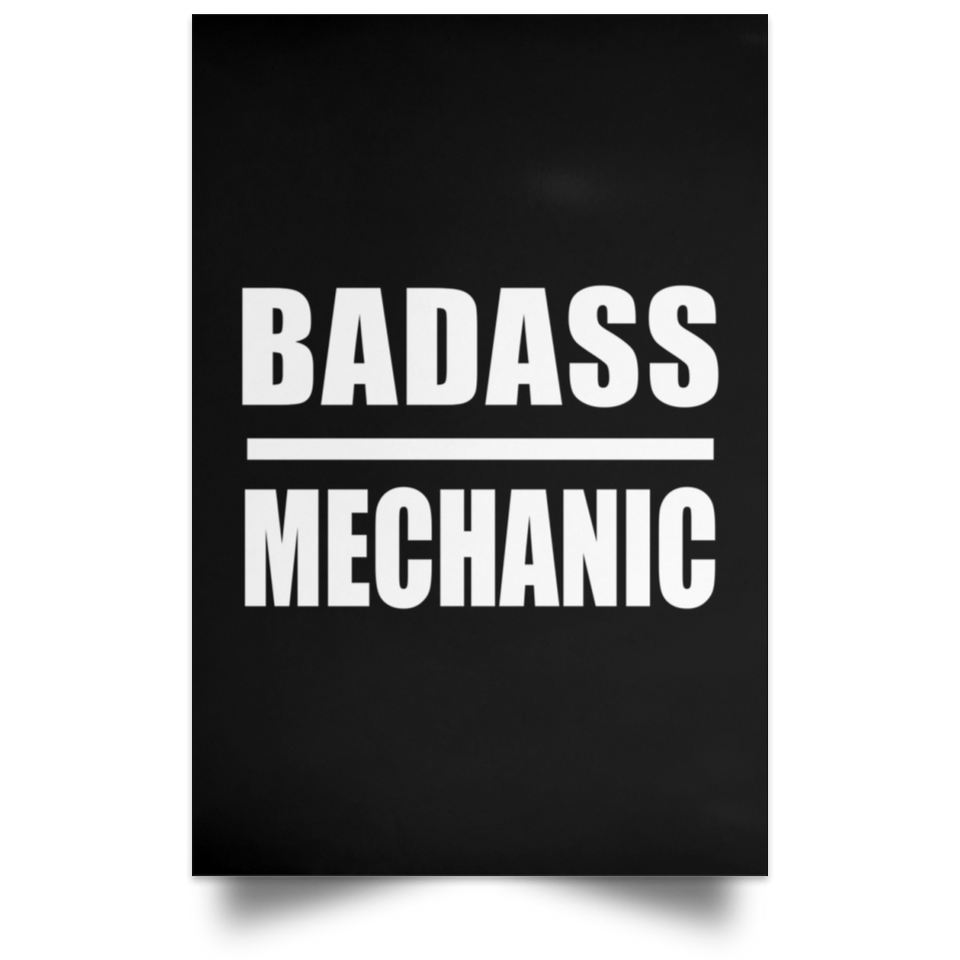 Badass Mechanic - Poster Portrait