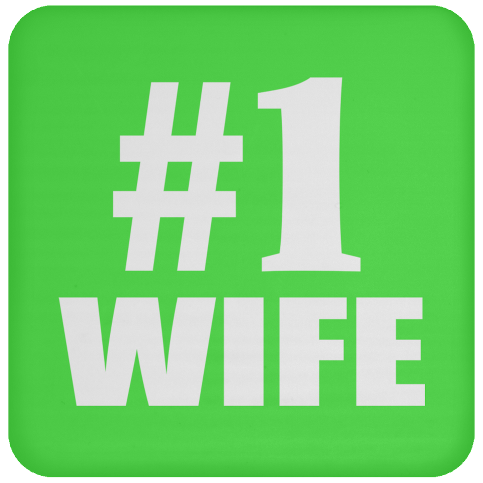 Number One #1 Wife - Drink Coaster