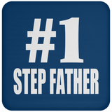 Number One #1 Step Father - Drink Coaster