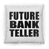 Future Bank Teller - Throw Pillow