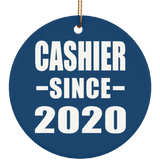 Cashier Since 2020 - Circle Ornament