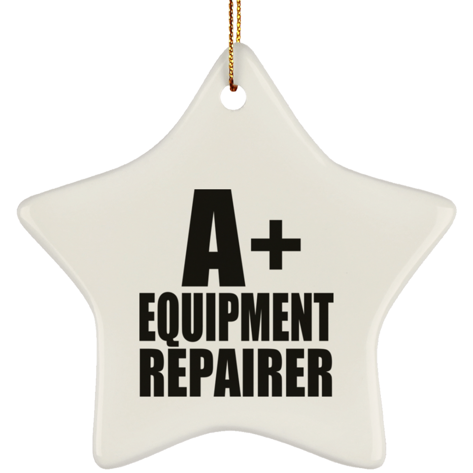 A+ Equipment Repairer - Star Ornament