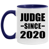 Judge Since 2020 - 11oz Accent Mug Purple