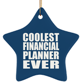 Coolest Financial Planner Ever - Star Ornament