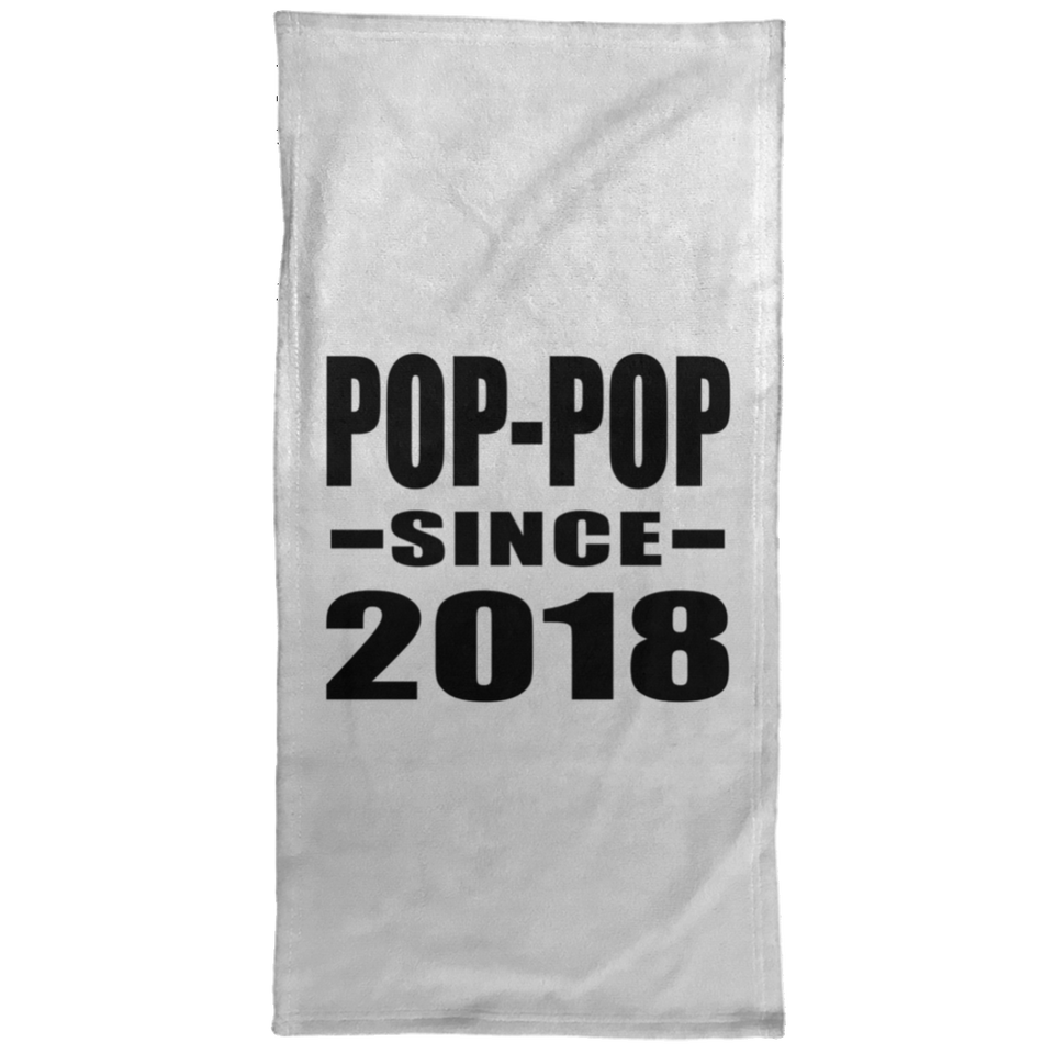 Pop-Pop Since 2018 - Hand Towel