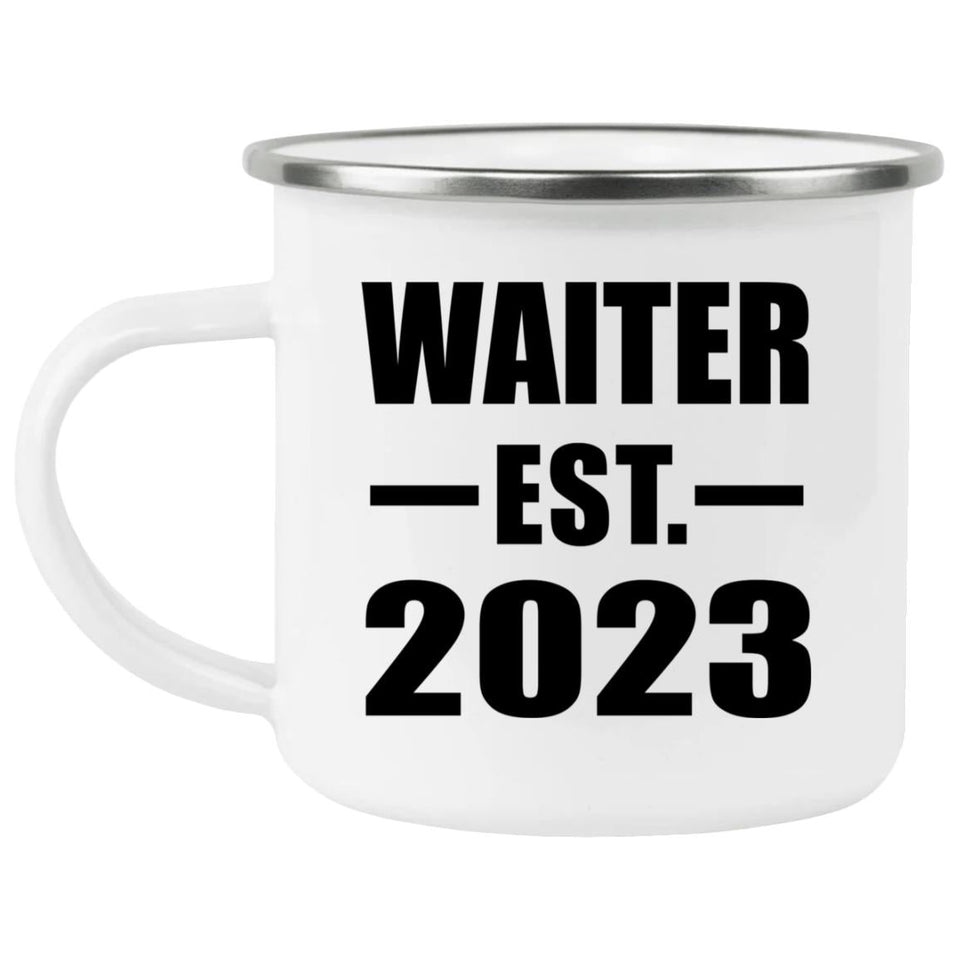 Waiter Established EST. 2023 - 12oz Camping Mug