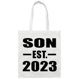 Son Established EST. 2023 - Tote Bag White