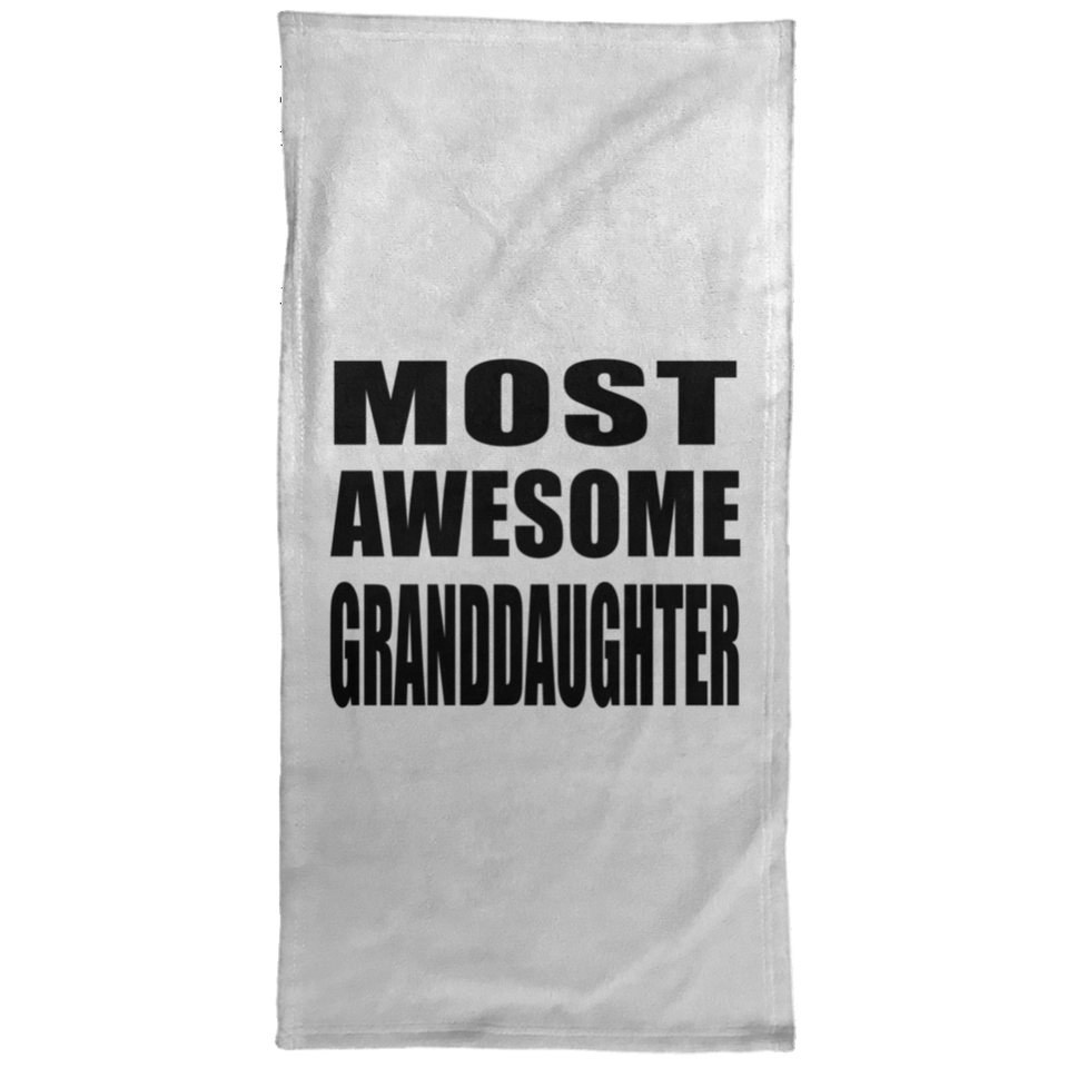 Most Awesome Granddaughter - Hand Towel