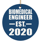 Biomedical Engineer Established EST. 2020 - Circle Ornament