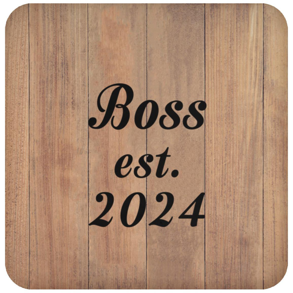 Boss Established Est. 2024 - Drink Coaster C