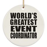 World's Greatest Event Coordinator - Circle Ornament