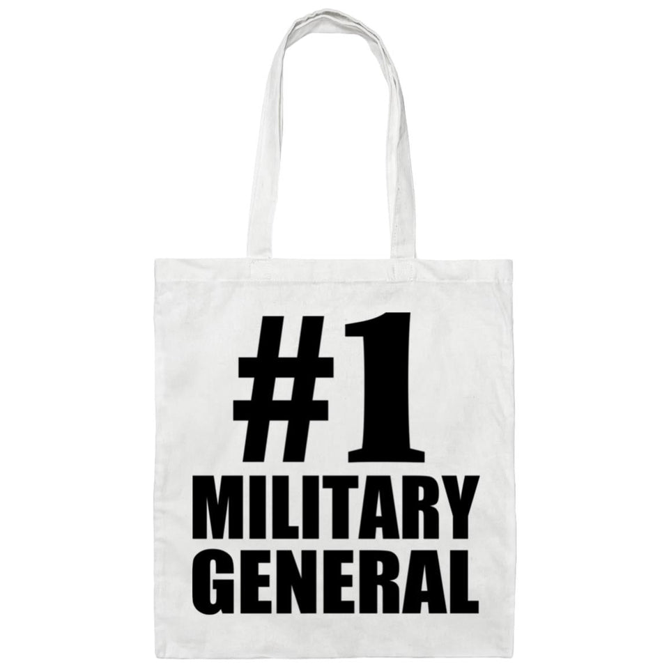 Number One #1 Military General - Tote Bag White