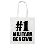 Number One #1 Military General - Tote Bag White