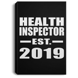 Health Inspector Established EST. 2019 - Canvas Portrait