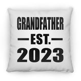 Grandfather Established EST. 2023 - Throw Pillow