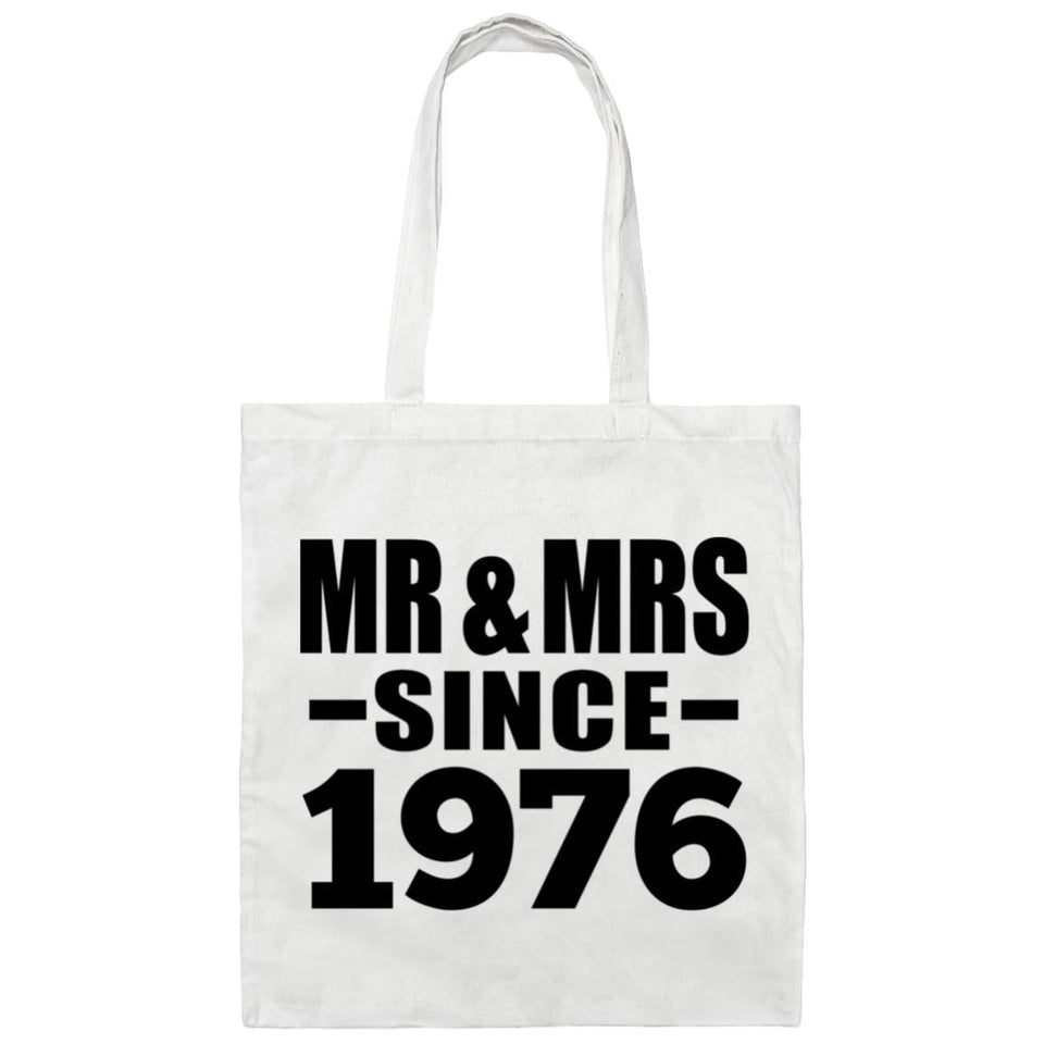 48th Anniversary Mr & Mrs Since 1976 - Tote Bag White