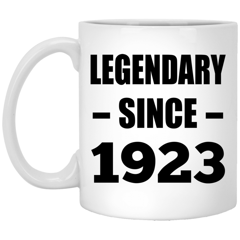 101st Birthday Legendary Since 1923 - 11oz Coffee Mug