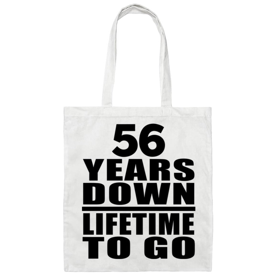 56th Anniversary 56 Years Down Lifetime To Go - Tote Bag White