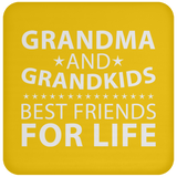 Grandma and Grandkids, Best Friends For Life - Drink Coaster