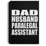 Dad Husband Paralegal Assistant - Canvas Portrait