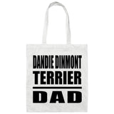 Dandie Dinmont Terrier Dad - Tote Bag White