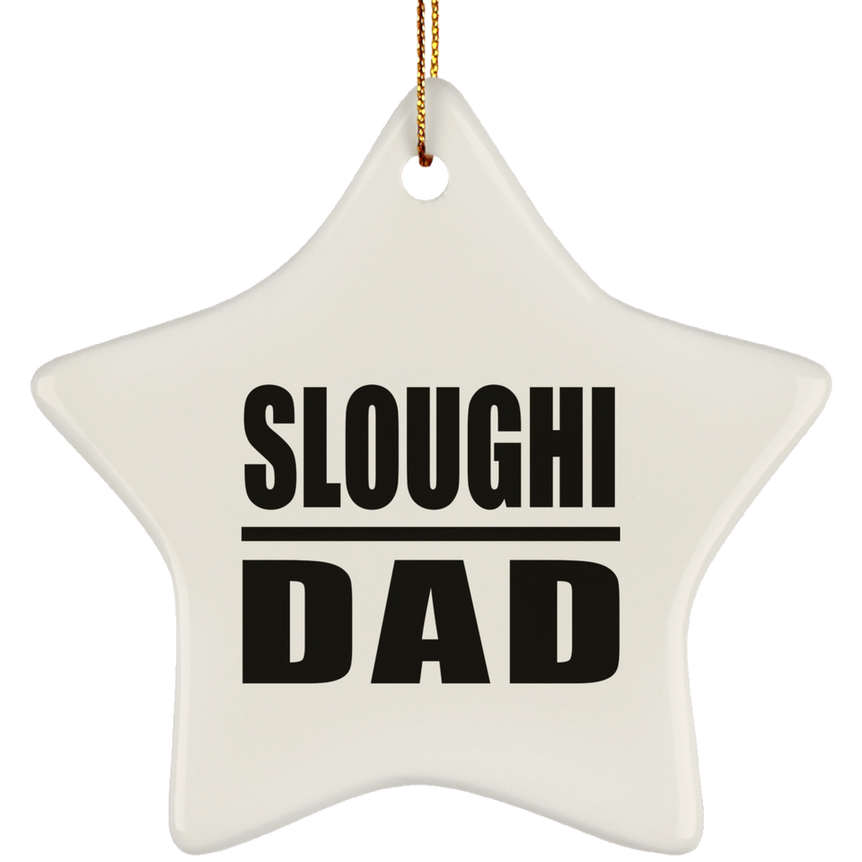 Sloughi Dad - Star Ornament