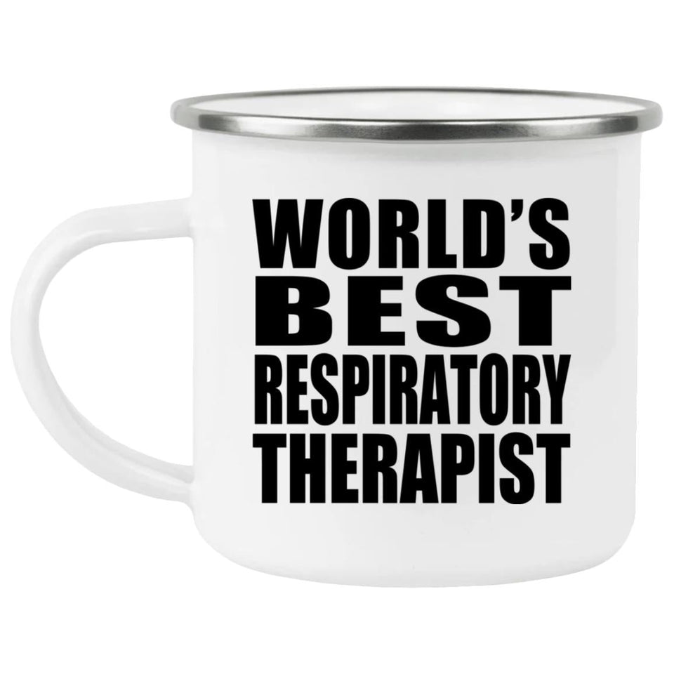 World's Best Respiratory Therapist - 12oz Camping Mug