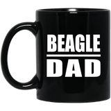 Beagle Dad - 11oz Coffee Mug Black