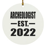Archeologist Established EST. 2022 - Circle Ornament