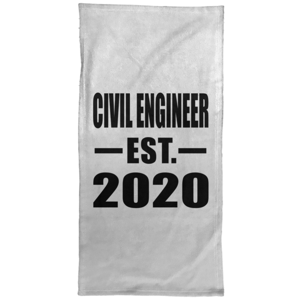 Civil Engineer Established EST. 2020 - Hand Towel