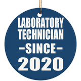 Laboratory Technician Since 2020 - Circle Ornament