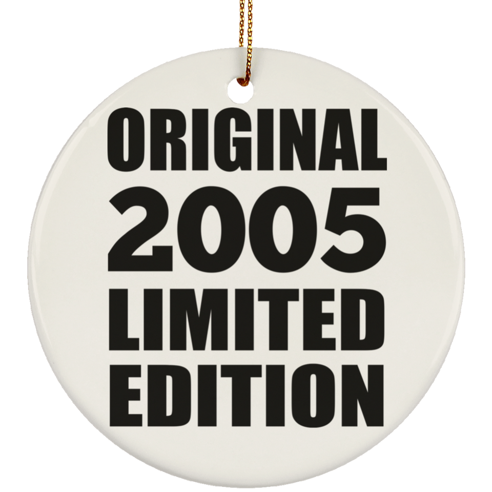 19th Birthday Original 2005 Limited Edition - Circle Ornament