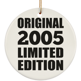 19th Birthday Original 2005 Limited Edition - Circle Ornament