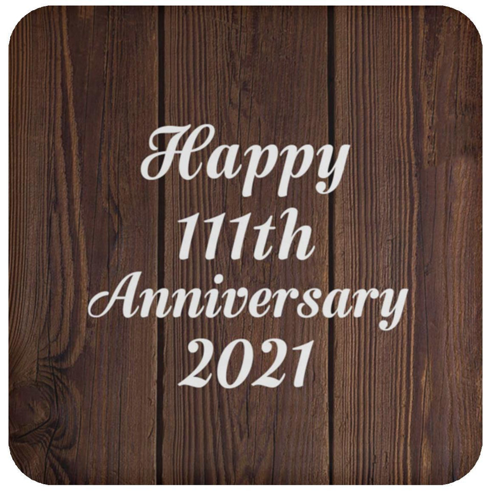 Happy 111th Anniversary 2021 - Drink Coaster D