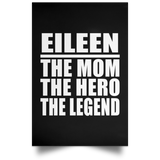 Eileen The Mom The Hero The Legend - Poster Portrait