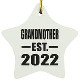 Grandmother Established EST. 2022 - Star Ornament