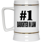Number One #1 Daughter In Law - Beer Stein