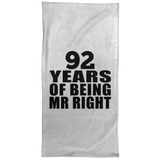 92nd Anniversary 92 Years Of Being Mr Right - Hand Towel