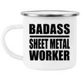 Badass Sheet Metal Worker - 12oz Camping Mug