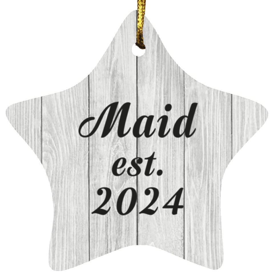 Maid Established Est. 2024 - Star Ornament F